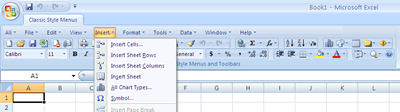 Classic Style Menus and Toolbars for Microsoft Excel