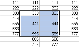 Entire Rows or Columns or Shift Cells - After 2